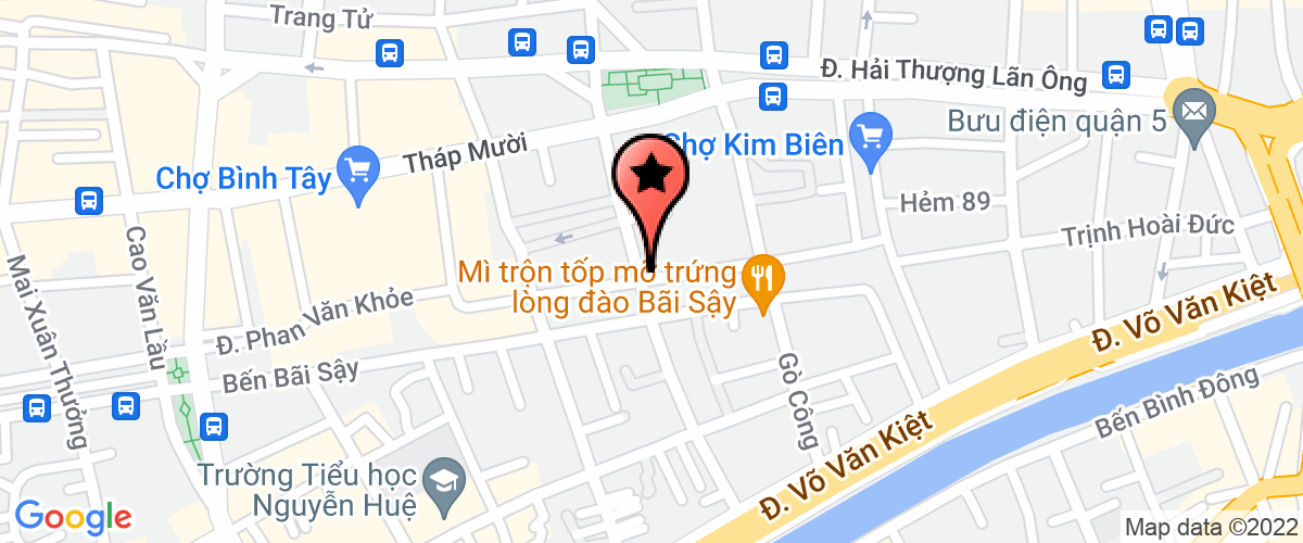 Map go to Lam Sanh Production Trading Company Limited