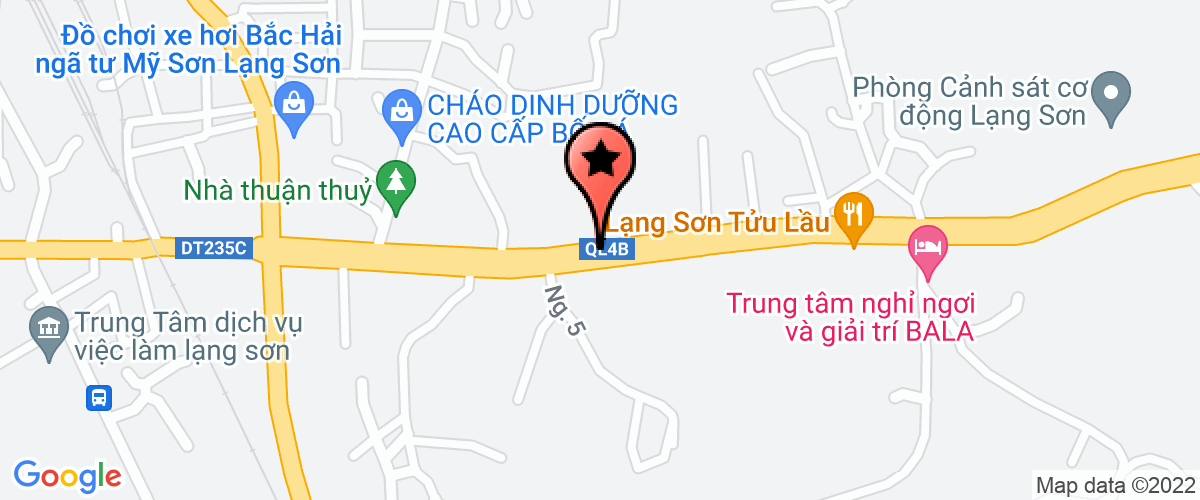 Map go to Phu Loc Tien Import - Export Joint Stock Company
