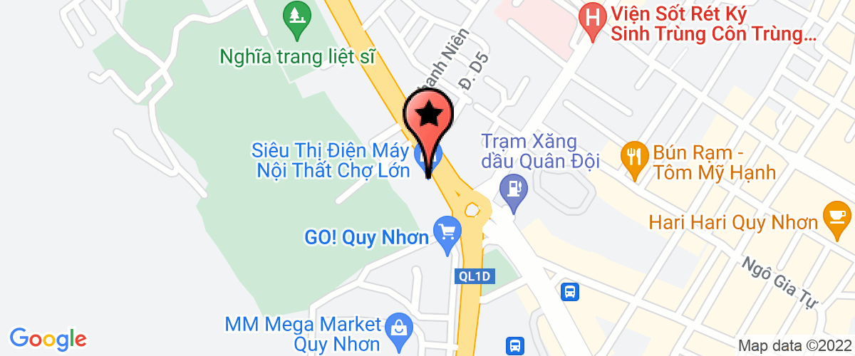 Map go to Binh An Construction Consultant Company Limited