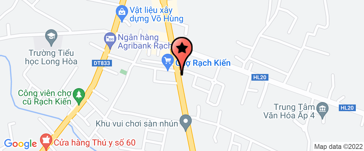 Map go to Branch of Long An H-T Giang San Company Limited