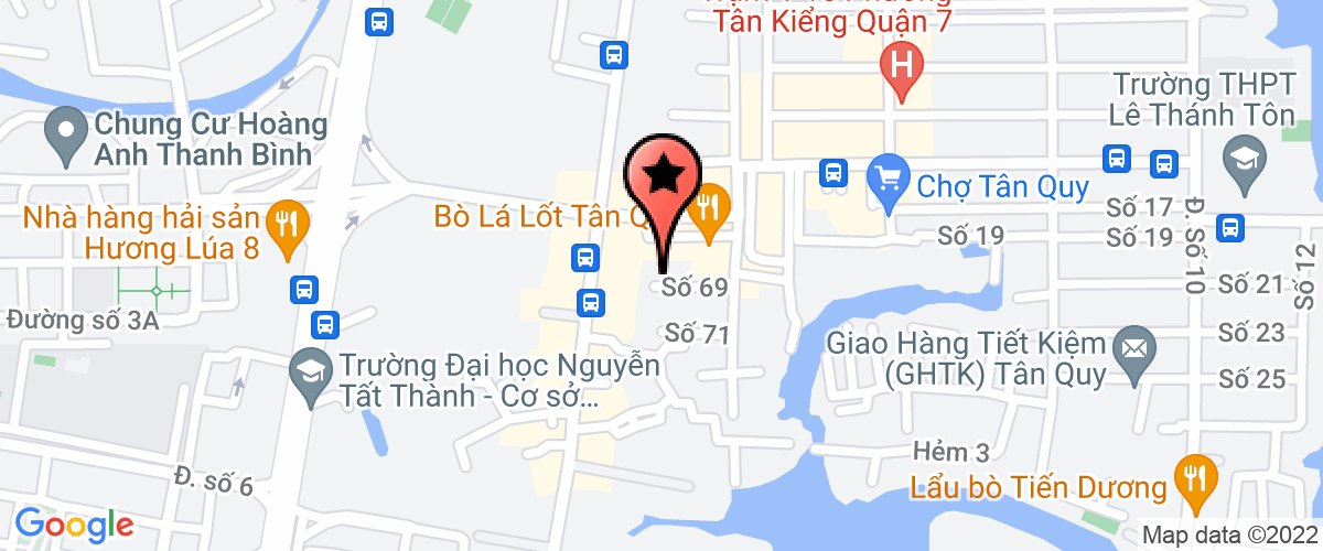 Map go to Tan Dai Tin TMDV Interior Construction Company Limited