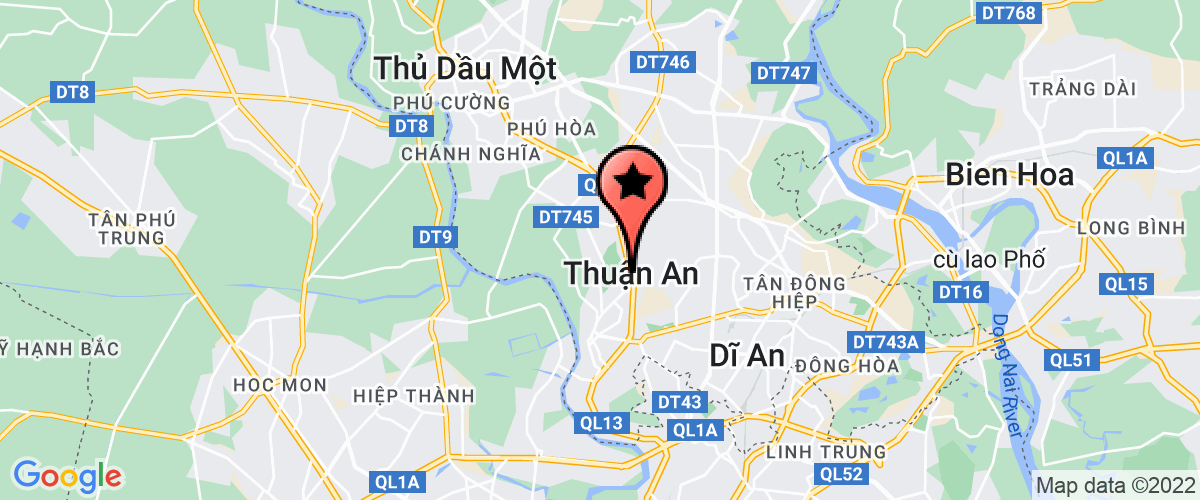 Bản đồ đến Công Ty TNHH Một Thành Viên Phước Thái Phát