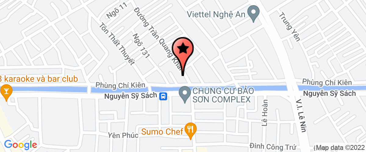 Map go to Thai Hong Trading and Service Joint Stock Company