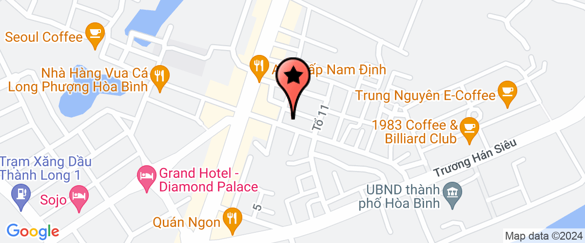 Map go to TM DV Hung Thinh 28 Production And Company Limited
