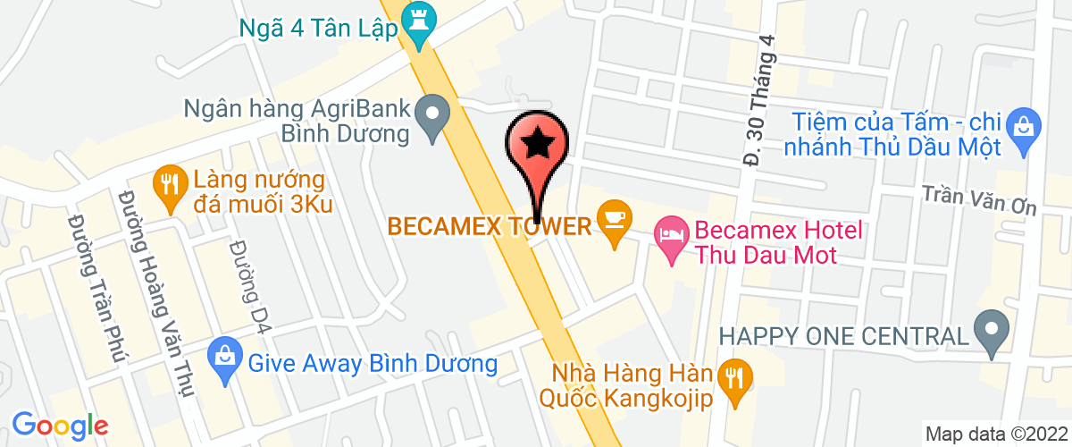 Bản đồ đến Công Ty TNHH Một Thành Viên Tím Việt Nam
