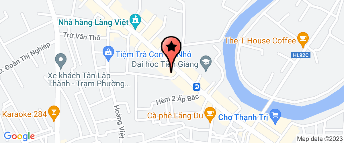 Map go to Tin Dung Nhan Dan Co So Thanh Pho My Tho Fund