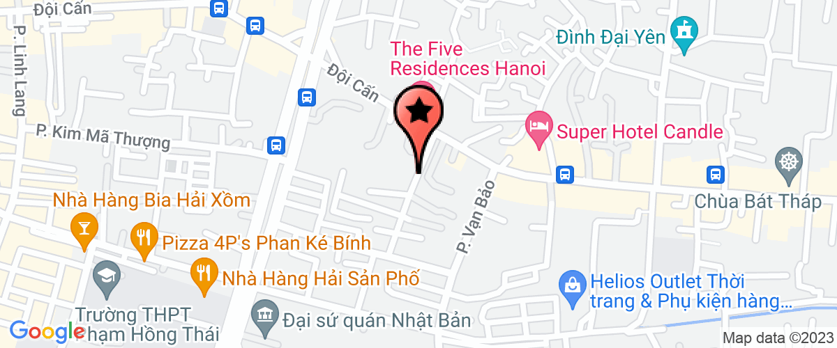 Map go to Bo Thit VietNam Business Joint Stock Company