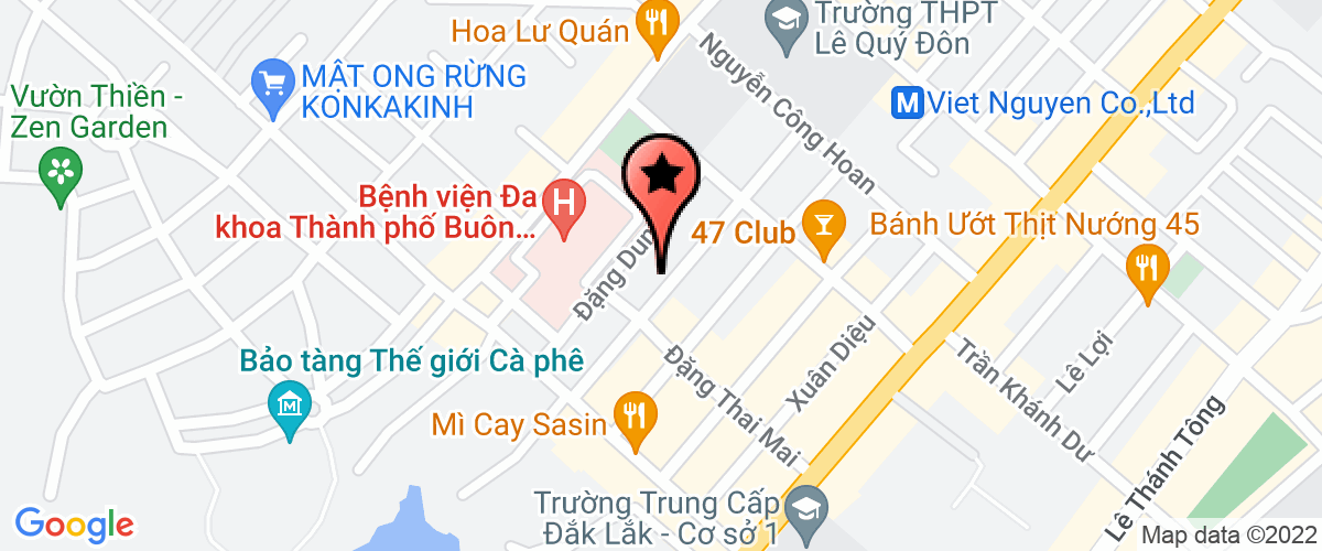 Map go to Viet Hoang Trading Production Company Limited
