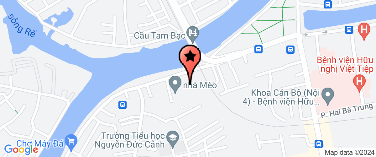 Map go to Truong Trung cap nghe cong nghiep - du lich Thang Long