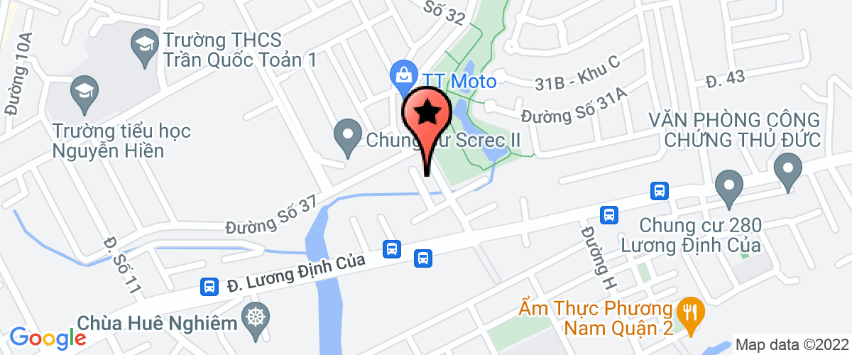 Bản đồ đến Công Ty TNHH Hoa Nắng Sài Gòn