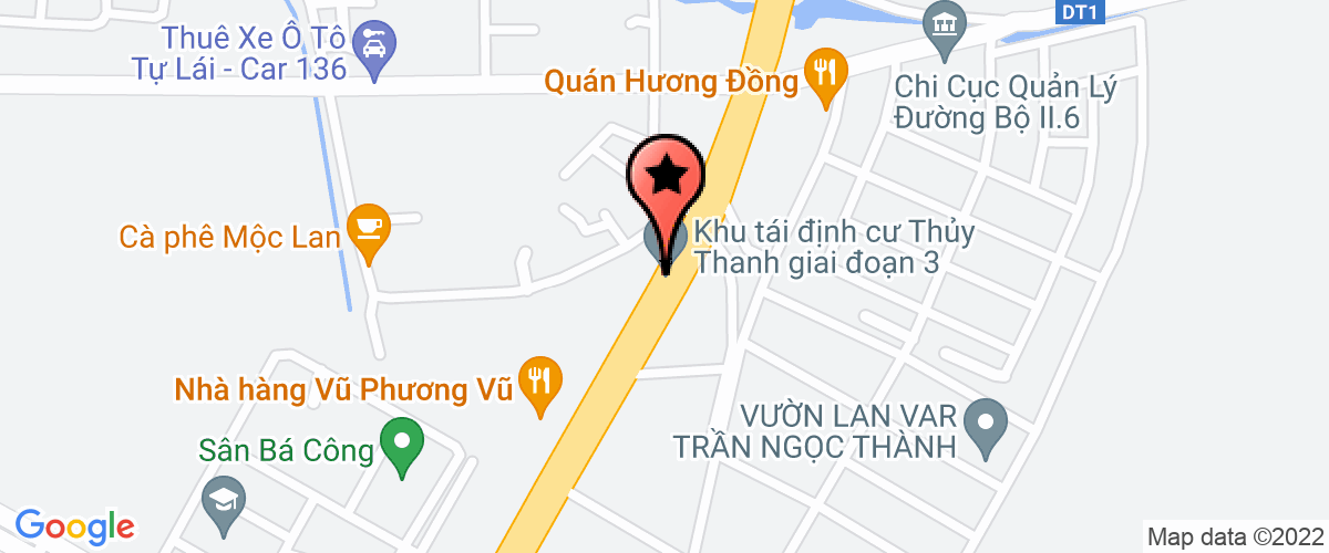 Map go to tu van xay dung BK Hue Joint Stock Company