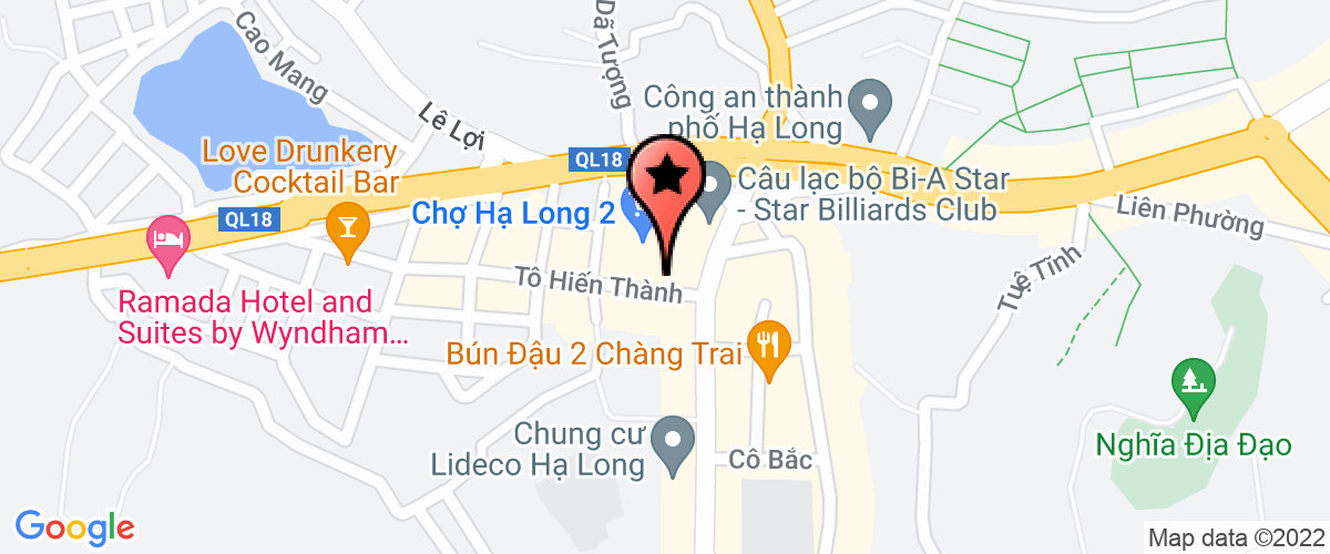 Bản đồ đến Công Ty TNHH Môi Trường Xanh Hải Ninh Hạ Long