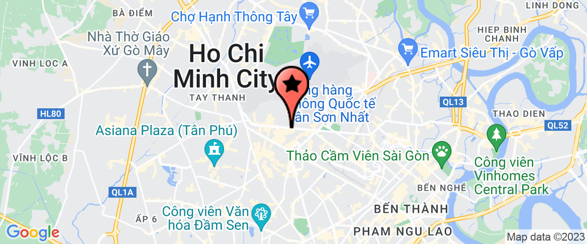 Map go to Phu Tho Hoa Electric Company