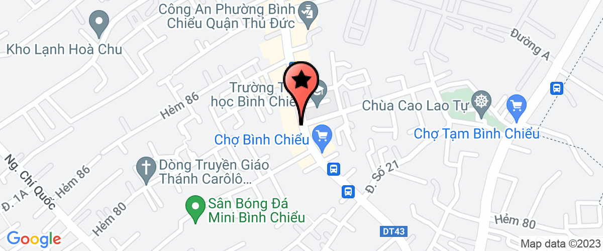 Map go to Khang Minh Consulting and Investment Real Estate Joint Stock Company