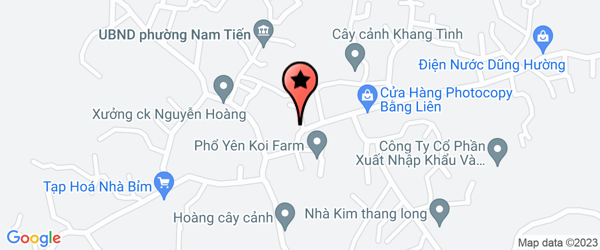 Bản đồ đến HTX dịch vụ điện Nam Tiến - xã Nam Tiến