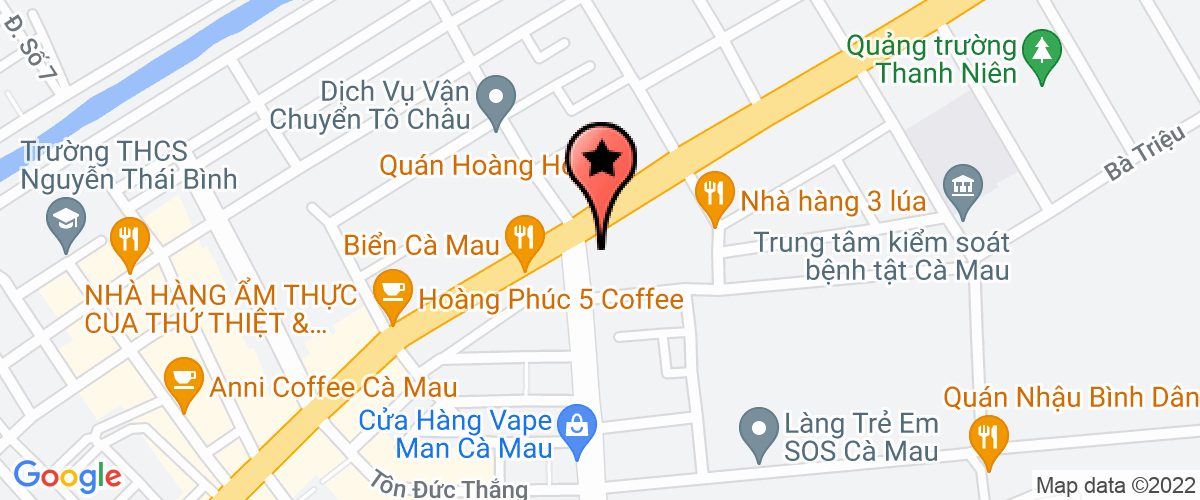 Map go to Tan Hoa Private Enterprise