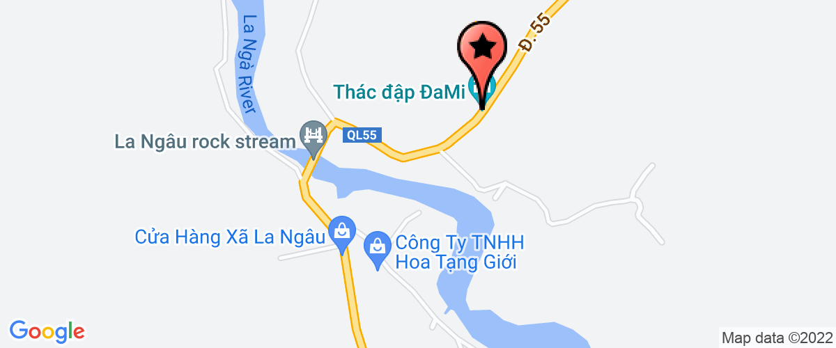Map go to La Ngau Secondary School