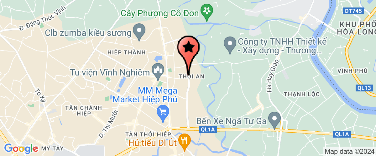 Map go to Nguyen Trung Truc Secondary School