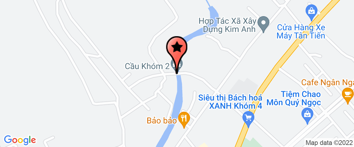 Bản đồ đến TT Dân số KHHGĐ huyện Tiểu Cần