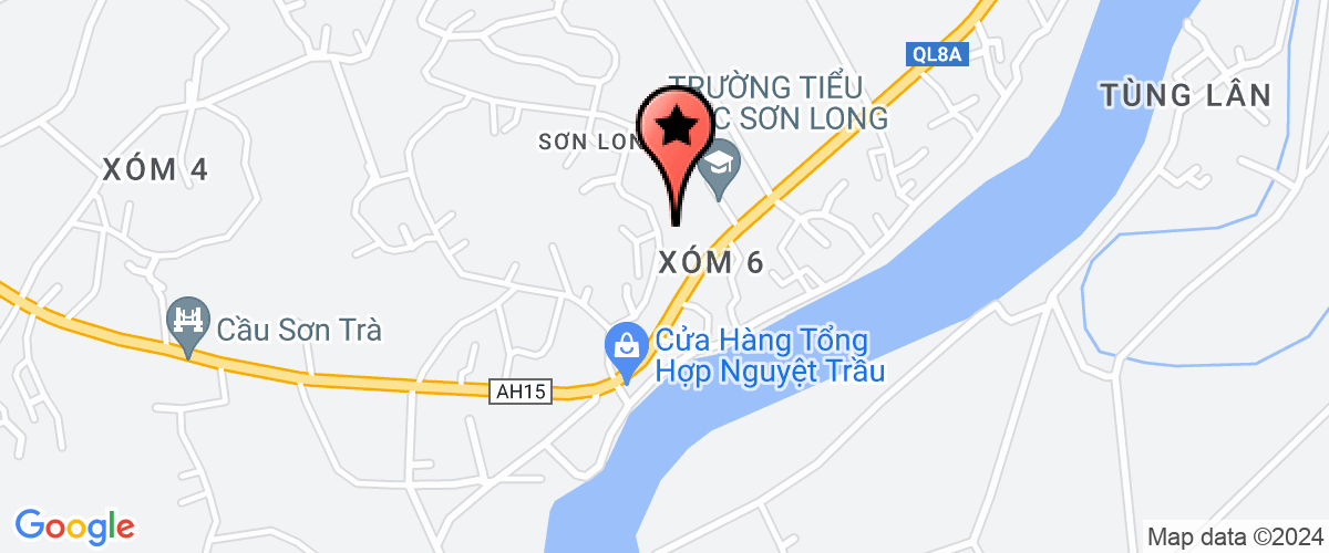 Map go to co phan van tai Tho Lam Company