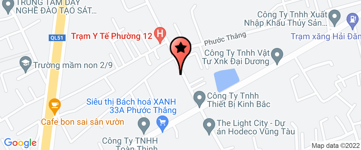 Map go to Xinh Construction Design Joint Stock Company