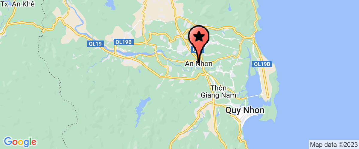 Map go to Thuy Loi III - Branch of  Thuy Loi Binh Dinh Construction Exploiting Company Limited