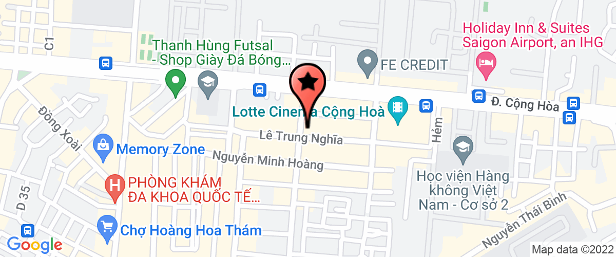 Bản đồ đến Công Ty TNHH Dịch Vụ Công Nghệ Môi Trường Sài Gòn