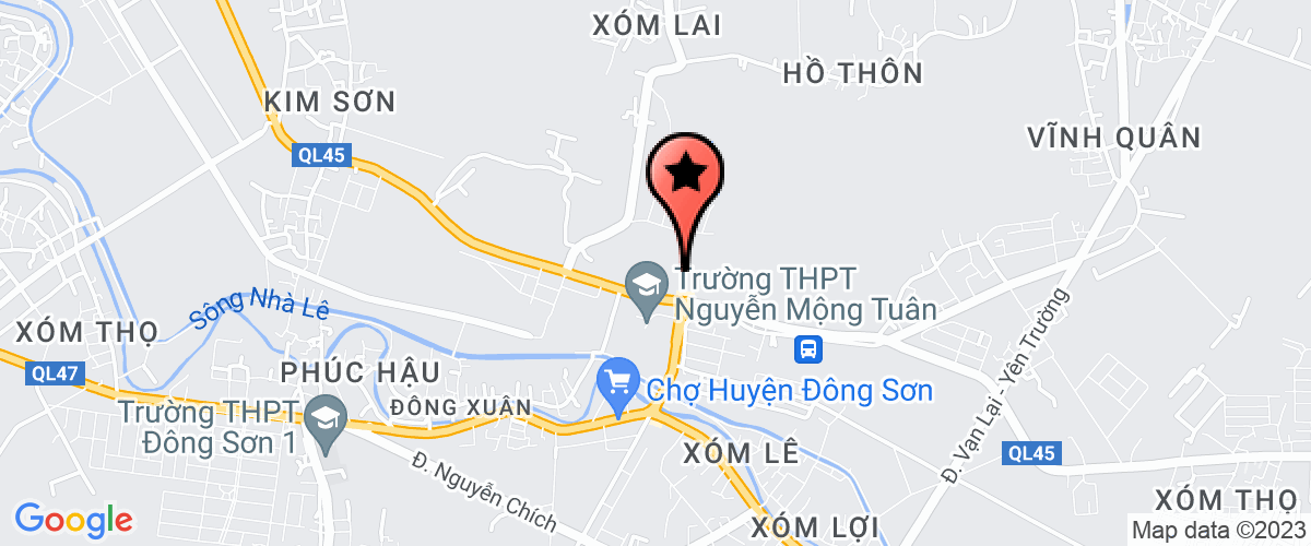 Map go to day nghe Dong Son Center