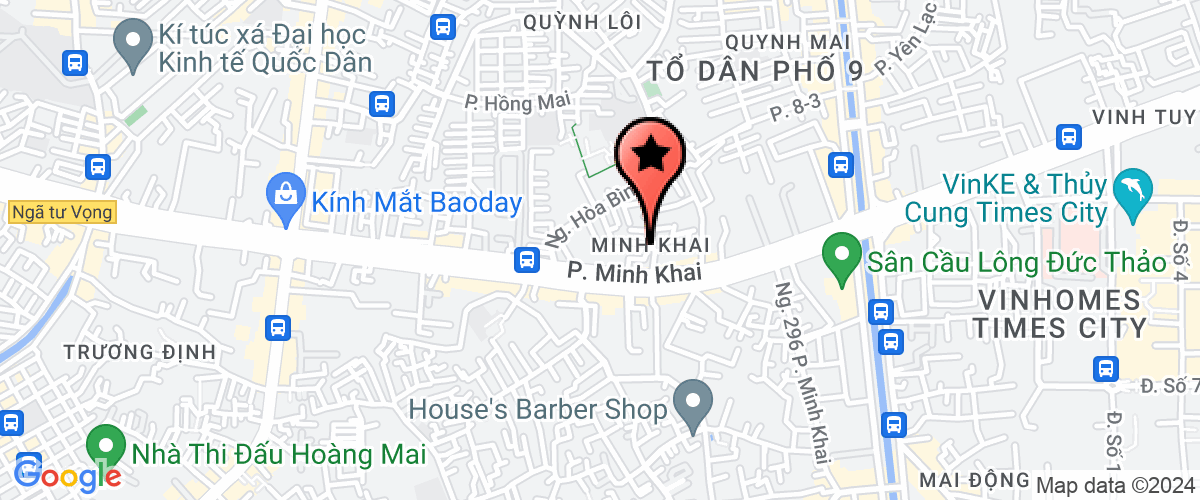 Map go to Hanoi Construction and Trading Company Limited