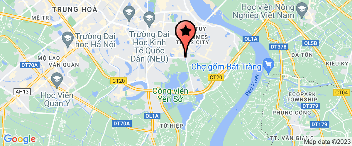 Map go to Giang Nam Traveldevelopment Company Limited
