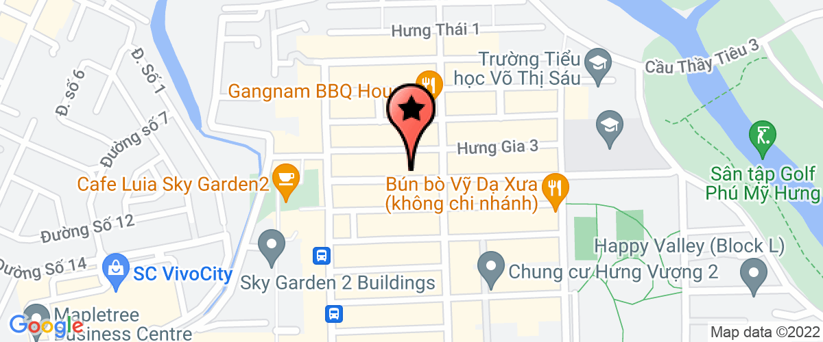 Map go to Long Thanh Holding Joint Stock Company