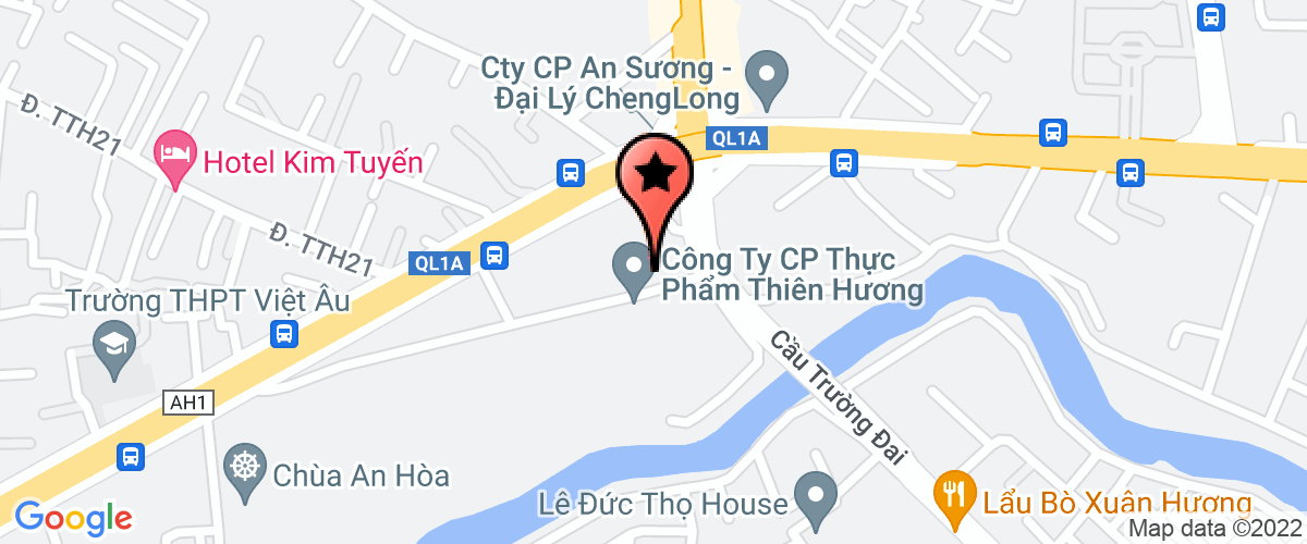 Map go to Non Bo Ket Manh Hue Production Trading Company Limited