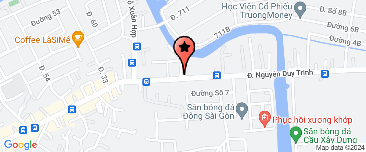 Map go to Binh Thien Phuc Trading Production Company Limited
