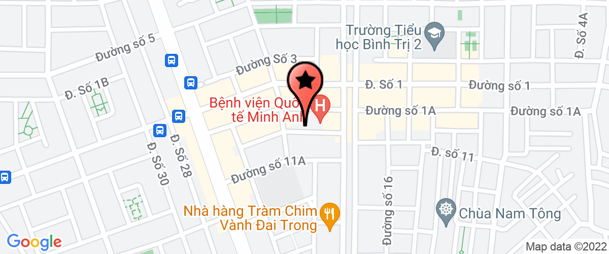 Map go to Bao Dong Machinery manufacturer Mechanical Company Limited