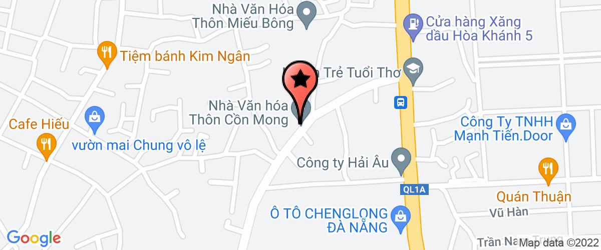 Bản đồ đến Công Ty TNHH Một Thành Viên Văn Hoàng