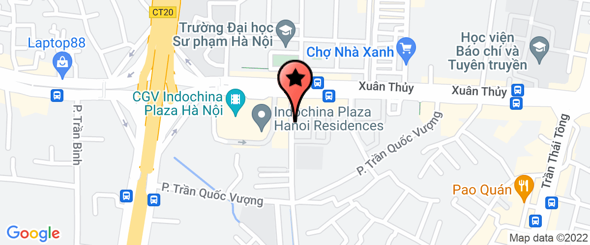 Map go to ac quy LAVA Company Limited