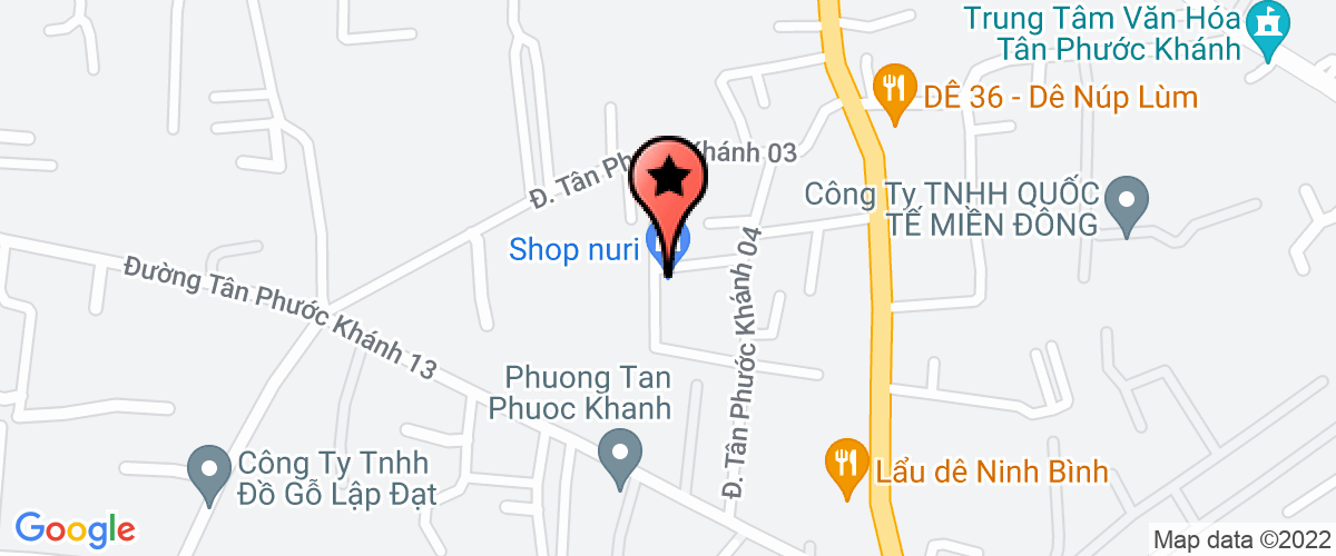 Map go to Phuong Summer Co.,Ltd