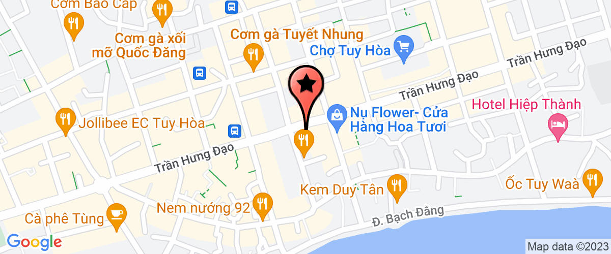 Map go to Branch of Le Van in Phu Yen Private Enterprise
