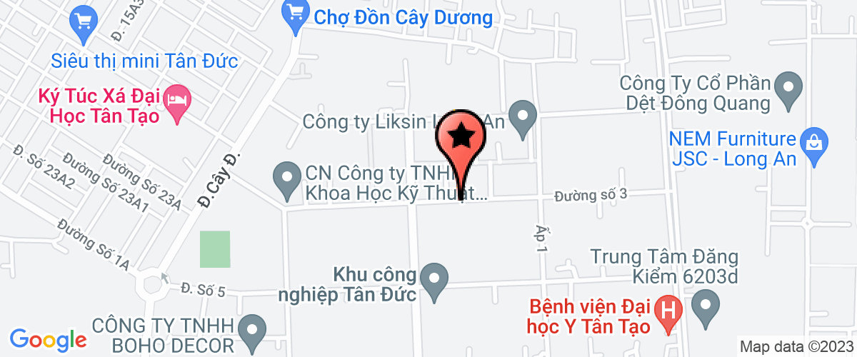 Map go to Thanh Cong J F C Trading Investment Joint Stock Company