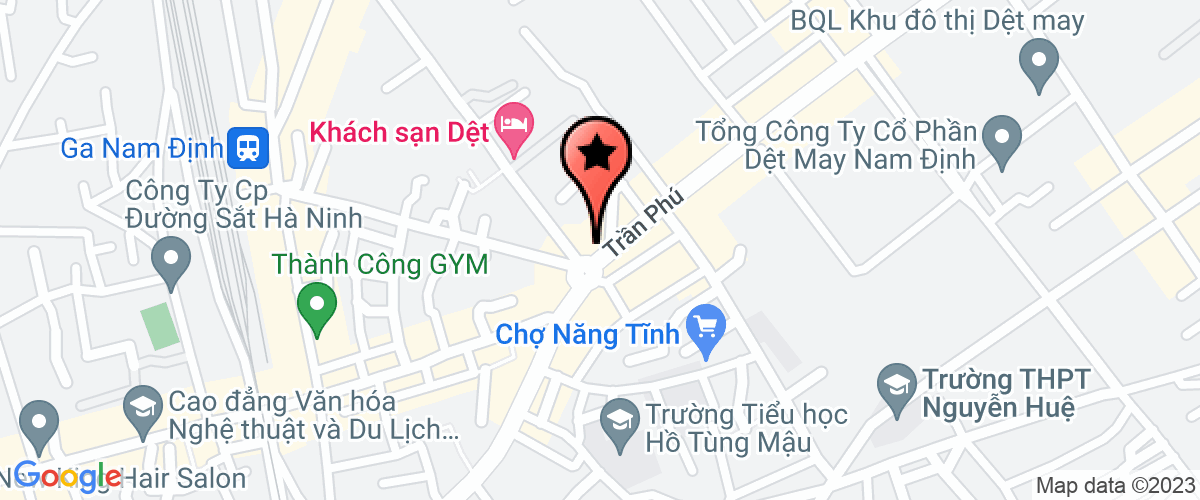 Map go to Nam Dinh Textele Gament Synthetic Business Producting Joint Stock Company