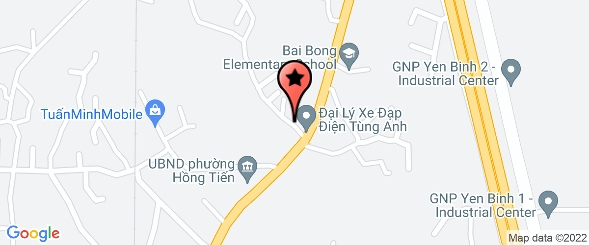 Map go to Hien Viet Mechanical Production Company Limited