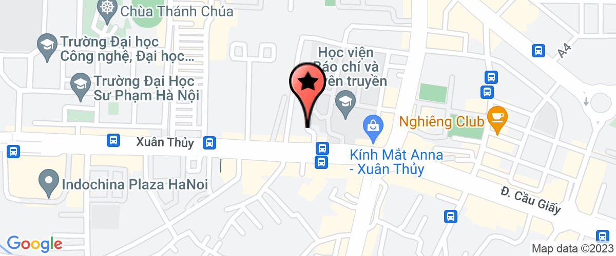 Map go to Ngoc Viet Services And Investment Joint Stock Company