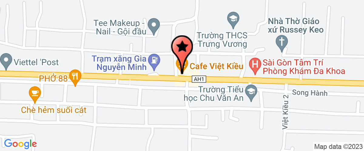 Bản đồ đến Công Ty TNHH Phi Thu Thương