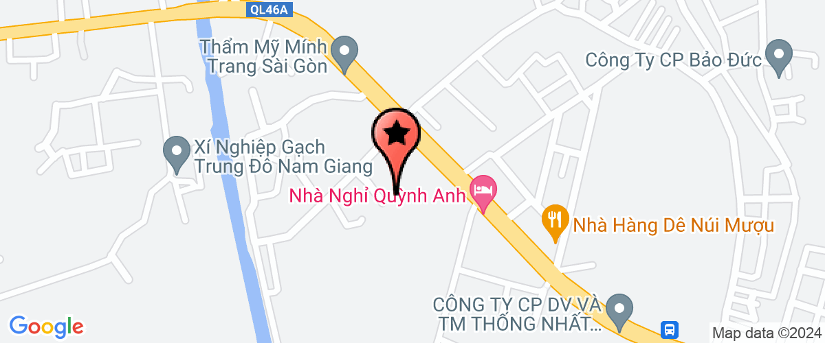 Map go to Quang Tho Trading Company Limited