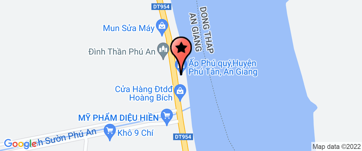 Map go to A Phu Thanh Elementary School