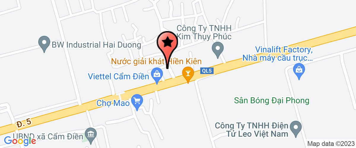 Map go to Hoang Ha Enginnering & Technology Co.,Ltd