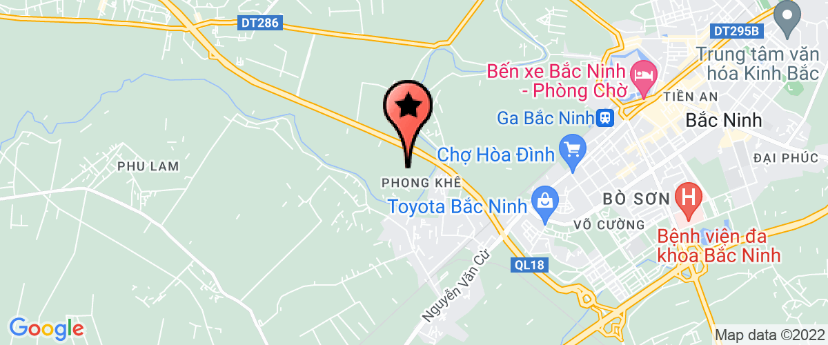 Map go to Kinh Bac Paper Technology Company Limited