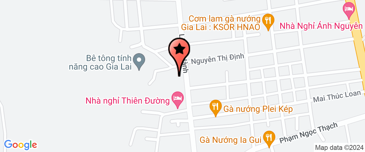 Map go to Thanh An - Gia Lai Services Construction Joint Stock Company