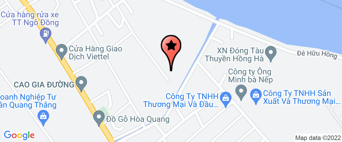 Map go to Giao Thuy Profession Sport Fashion Joint Stock Company