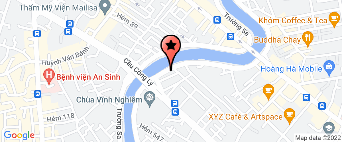 Map go to Dien Gia Nguyen Company Limited